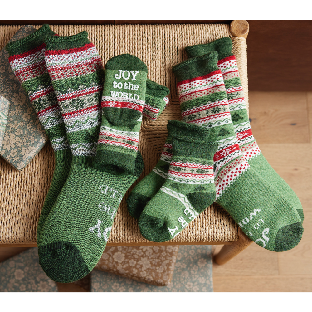 Joy to the World Christmas Socks, , large image number 2