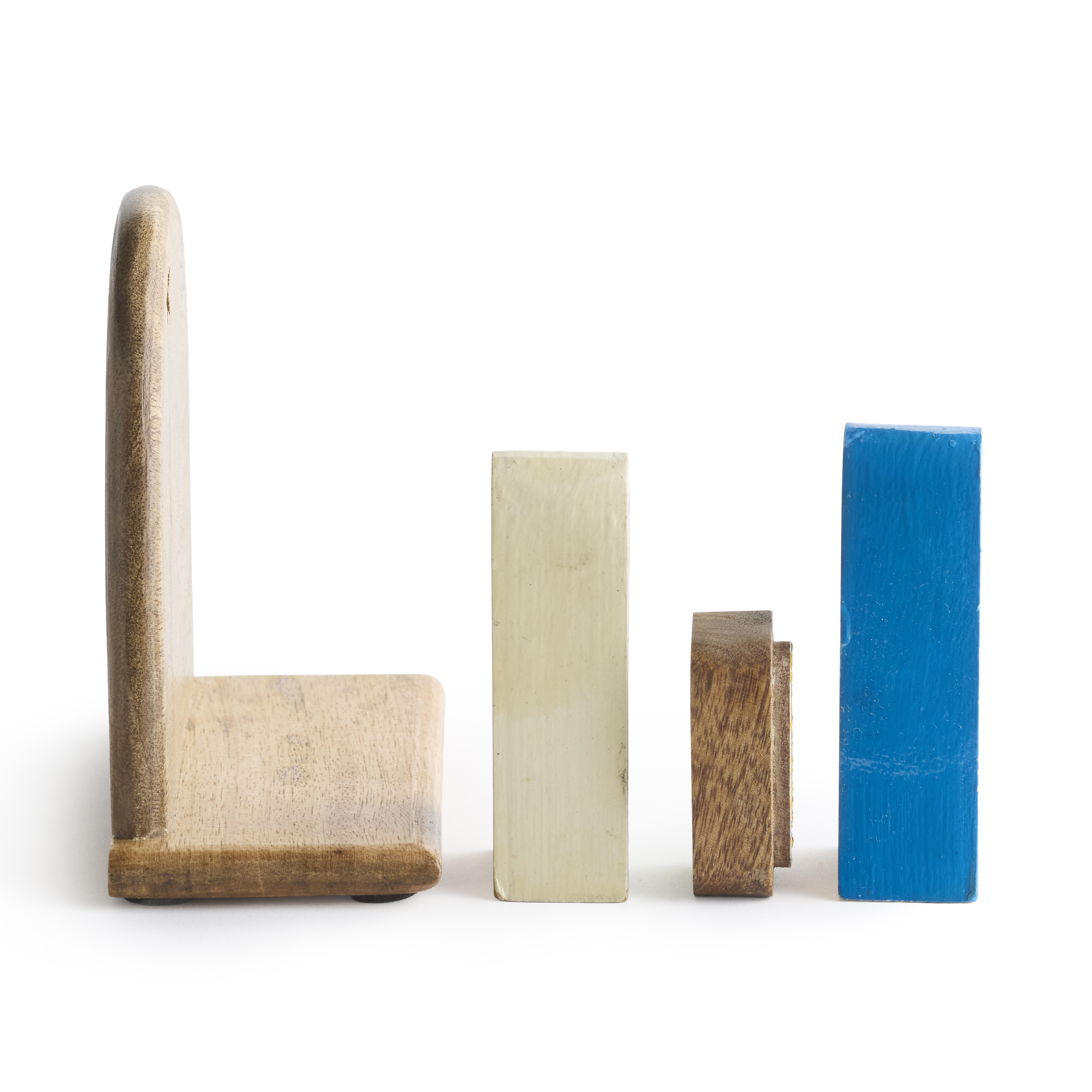 India Holy Family Mango Wood Nativity, , large