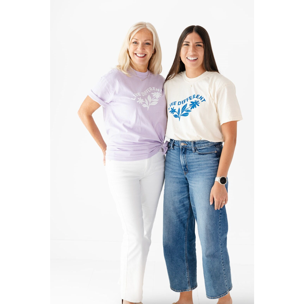 Live Different Women's Ivory T-Shirt, , large