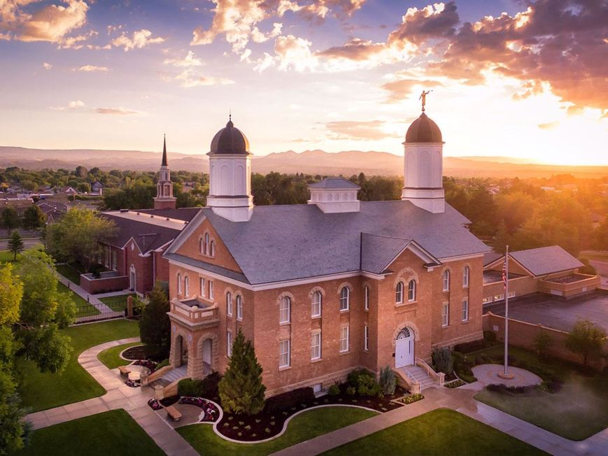 Vernal Temple, From on High Print