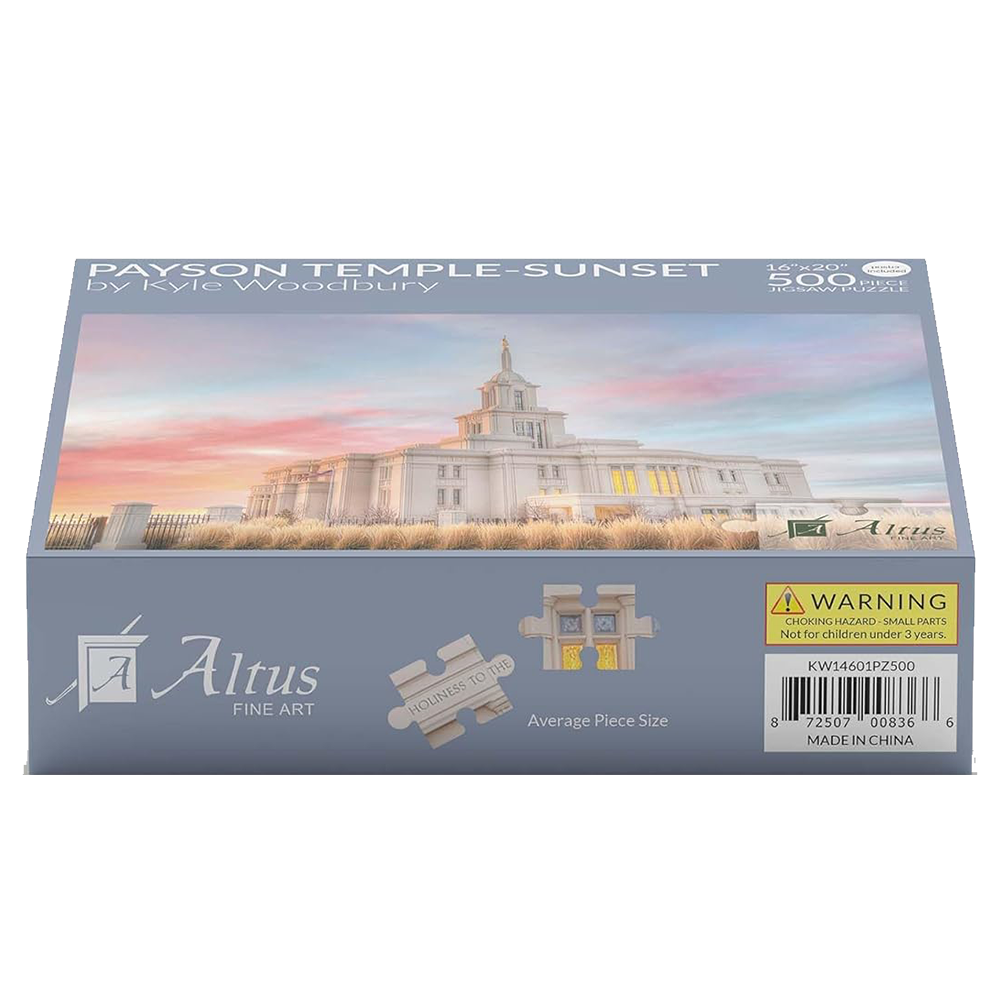 Payson Temple Sunset 500 Piece Puzzle, , large image number 2