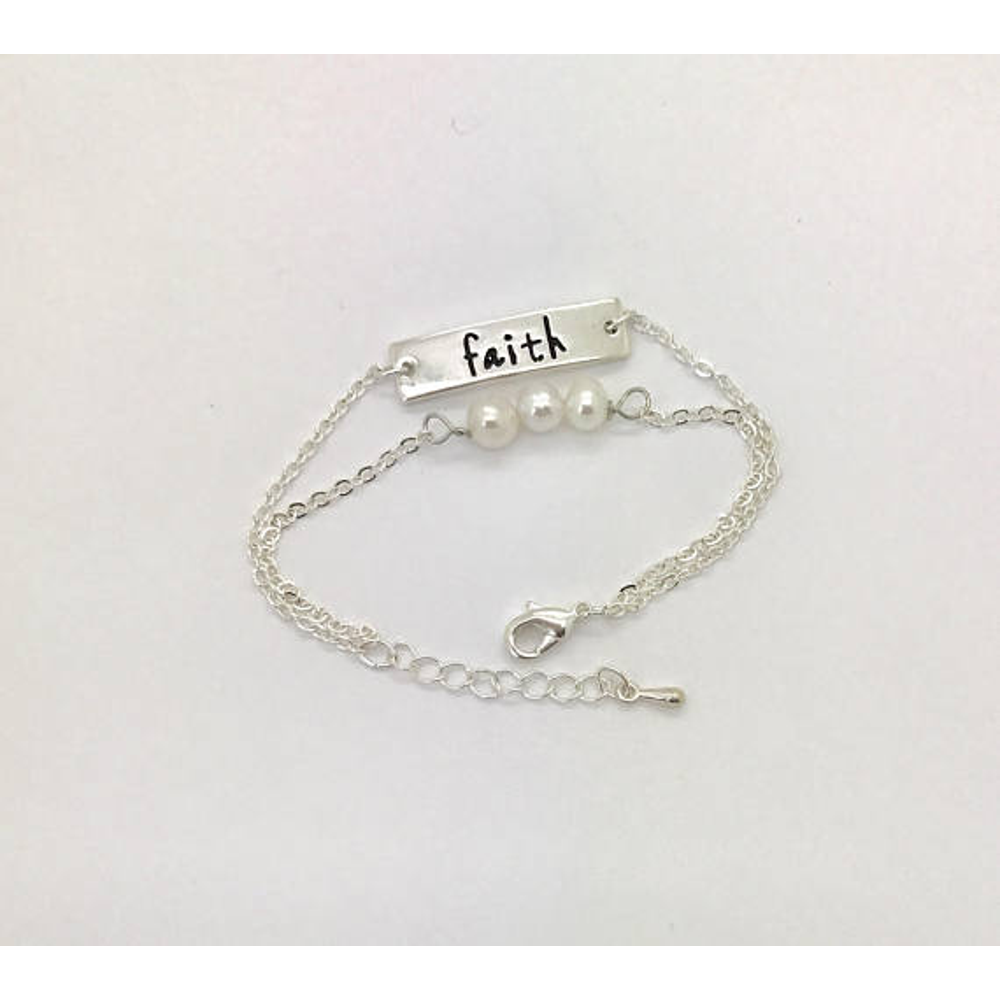 My Baptism Faith Bracelet, , large