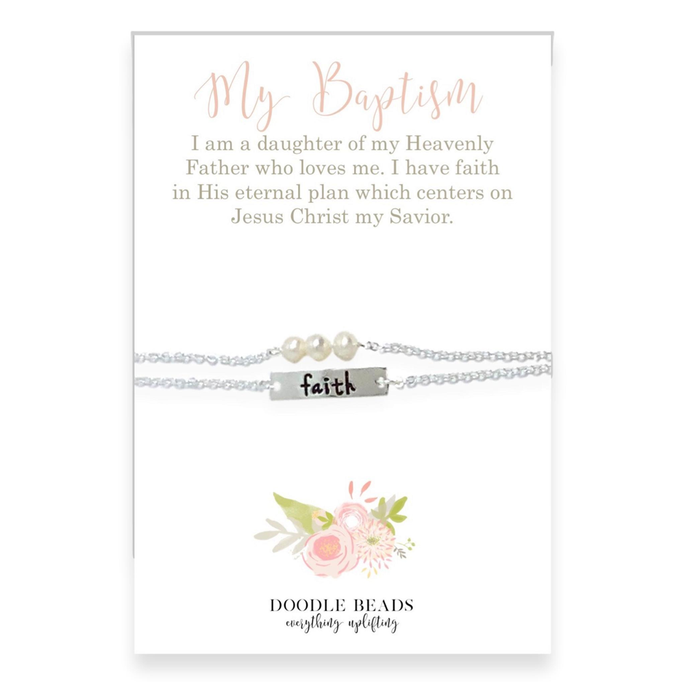 My Baptism Faith Bracelet,  My Baptism Faith Bracelet