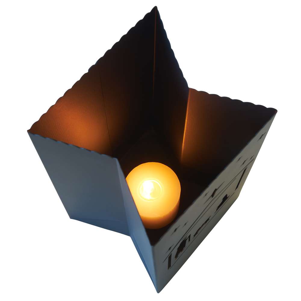 Silhouette Metal Nativity Luminaries, , large image number 2