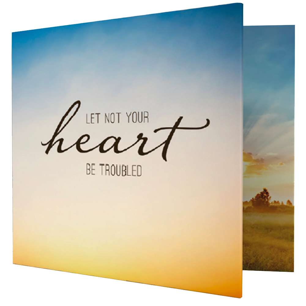 Greeting Card with a Message: Heart