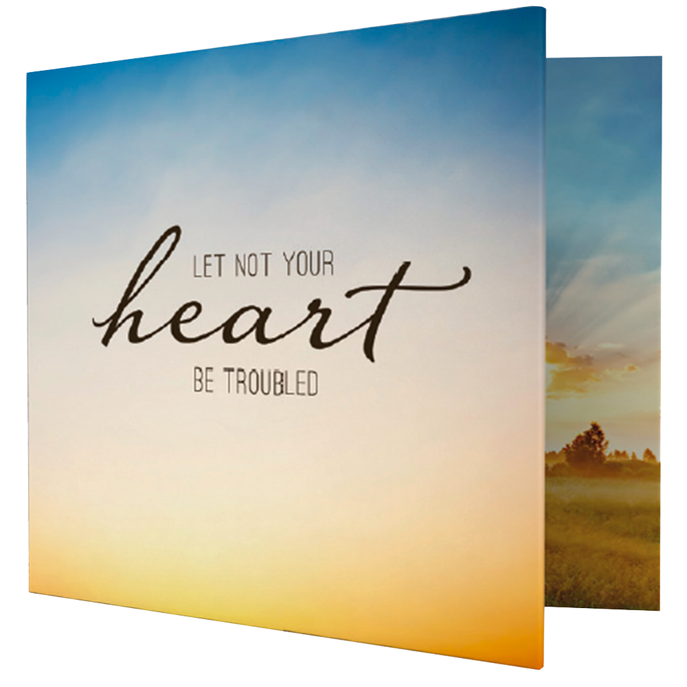 Greeting Card with a Message: Heart