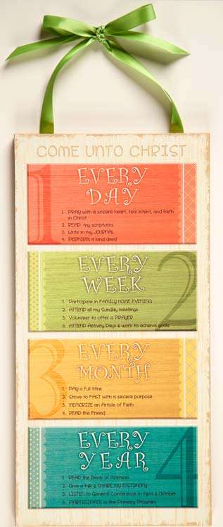 Come Unto Christ (8x16 Plaque) Young Women, , large image number 0