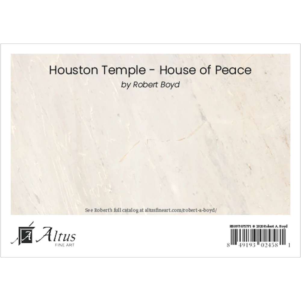 Houston Temple House Of Peace 5x7 Print, , large image number 1