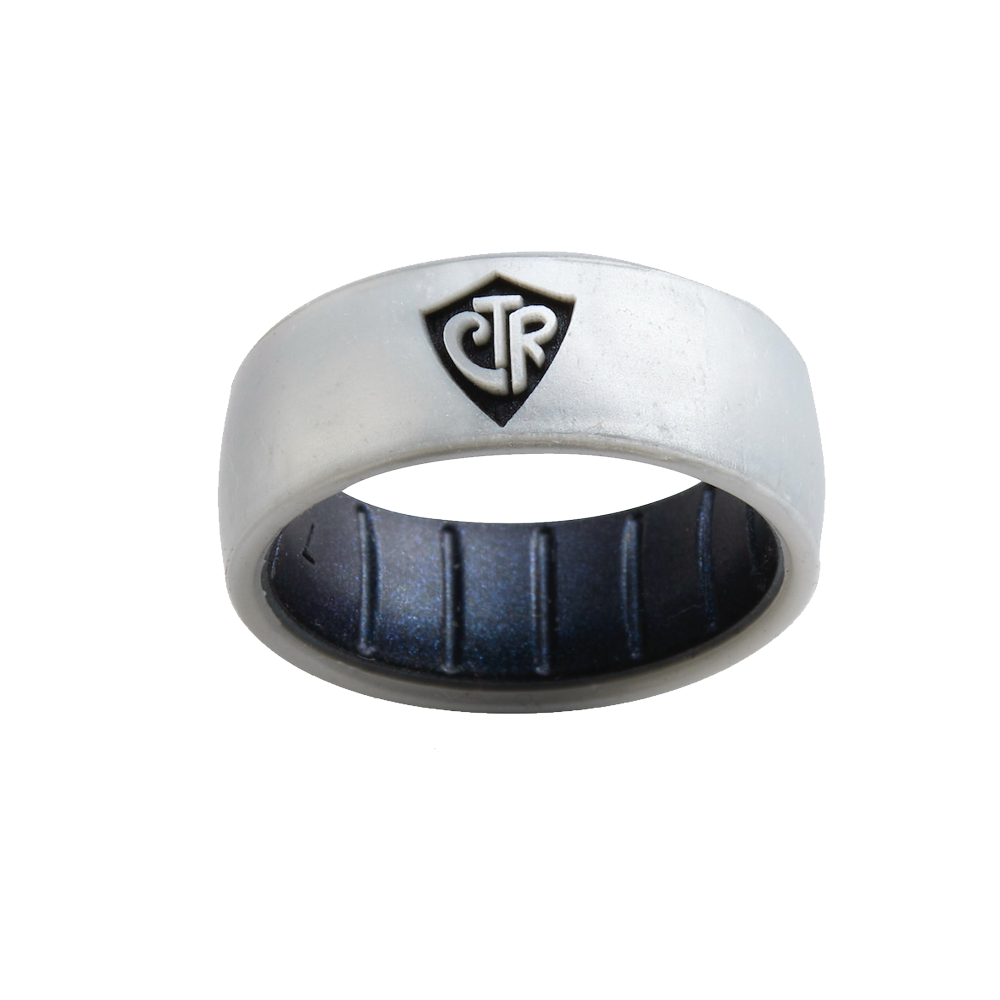 Silicone Shield Two Tone Pearl and Black Pearl CTR Ring, , large image number 2