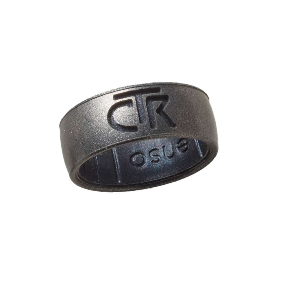 Silicone Shield Two Tone Pearl and Black Pearl CTR Ring, , large image number 3