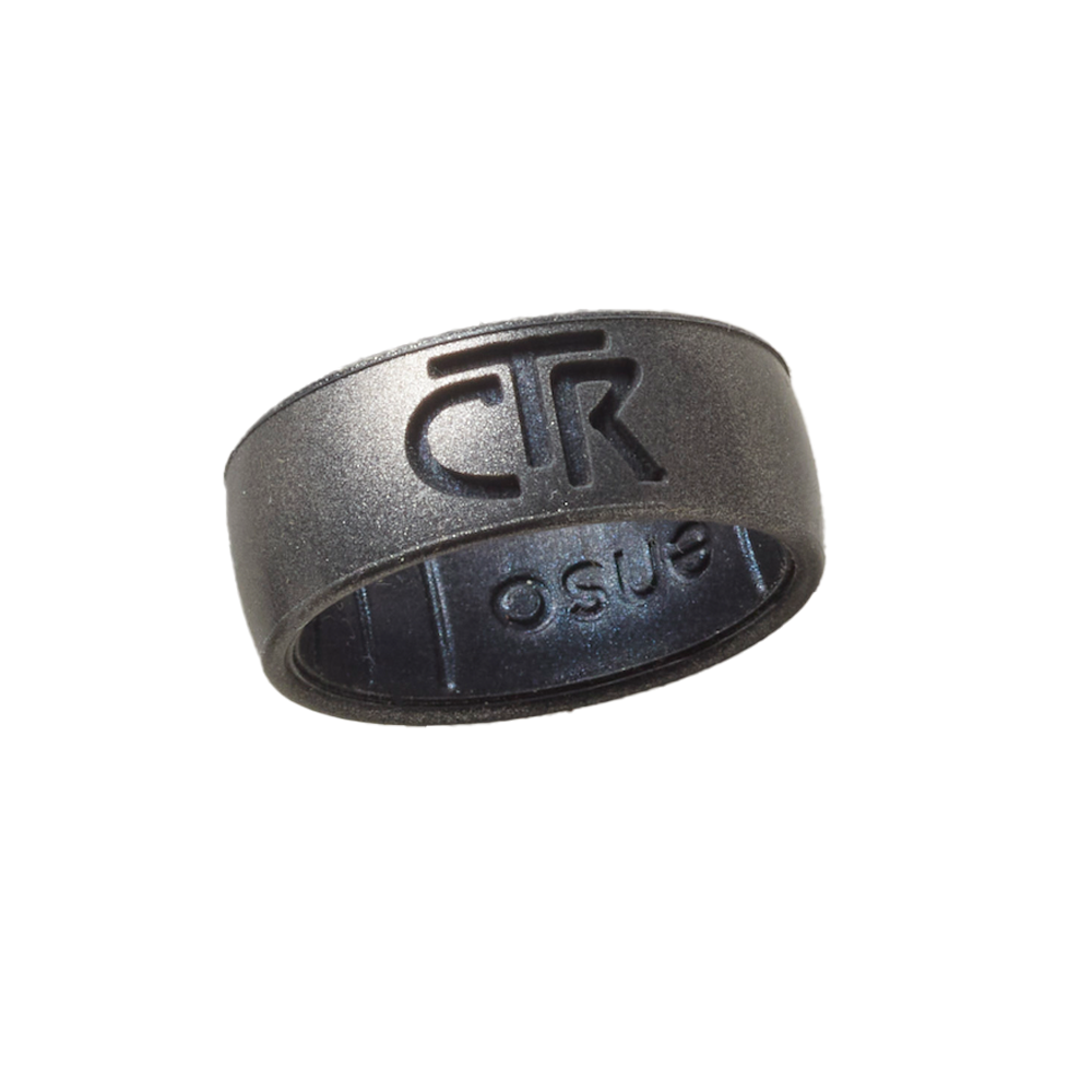 Silicone Shield Two Tone Pearl and Black Pearl CTR Ring, , large image number 3