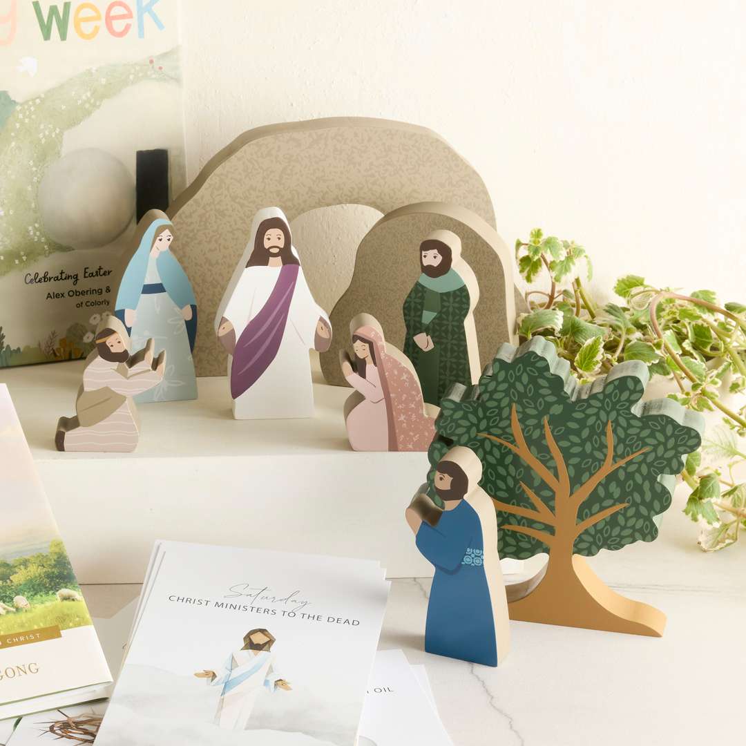 He Is Risen Easter Creche Set, , large image number 5