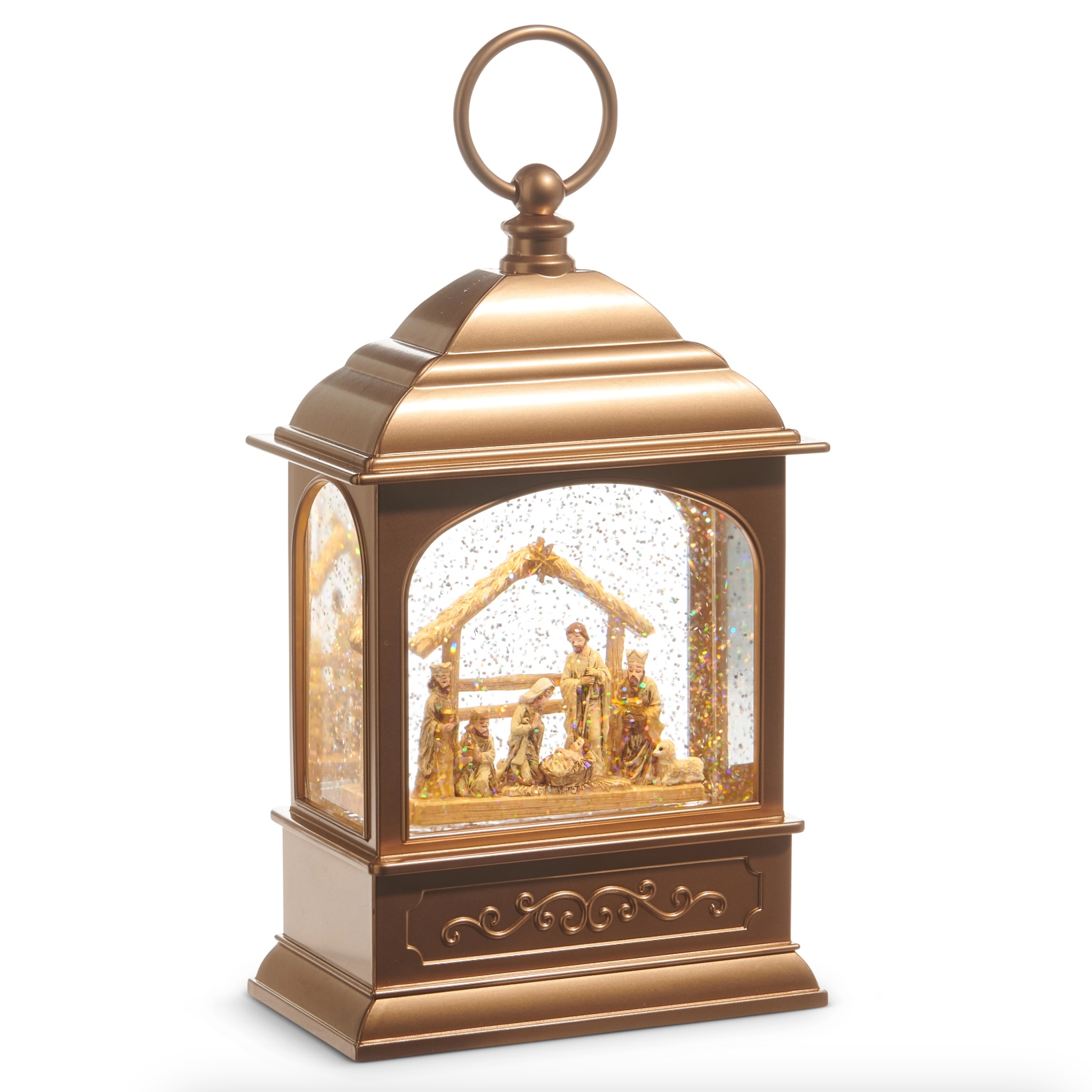 Light-up Nativity Lantern, , large image number 0