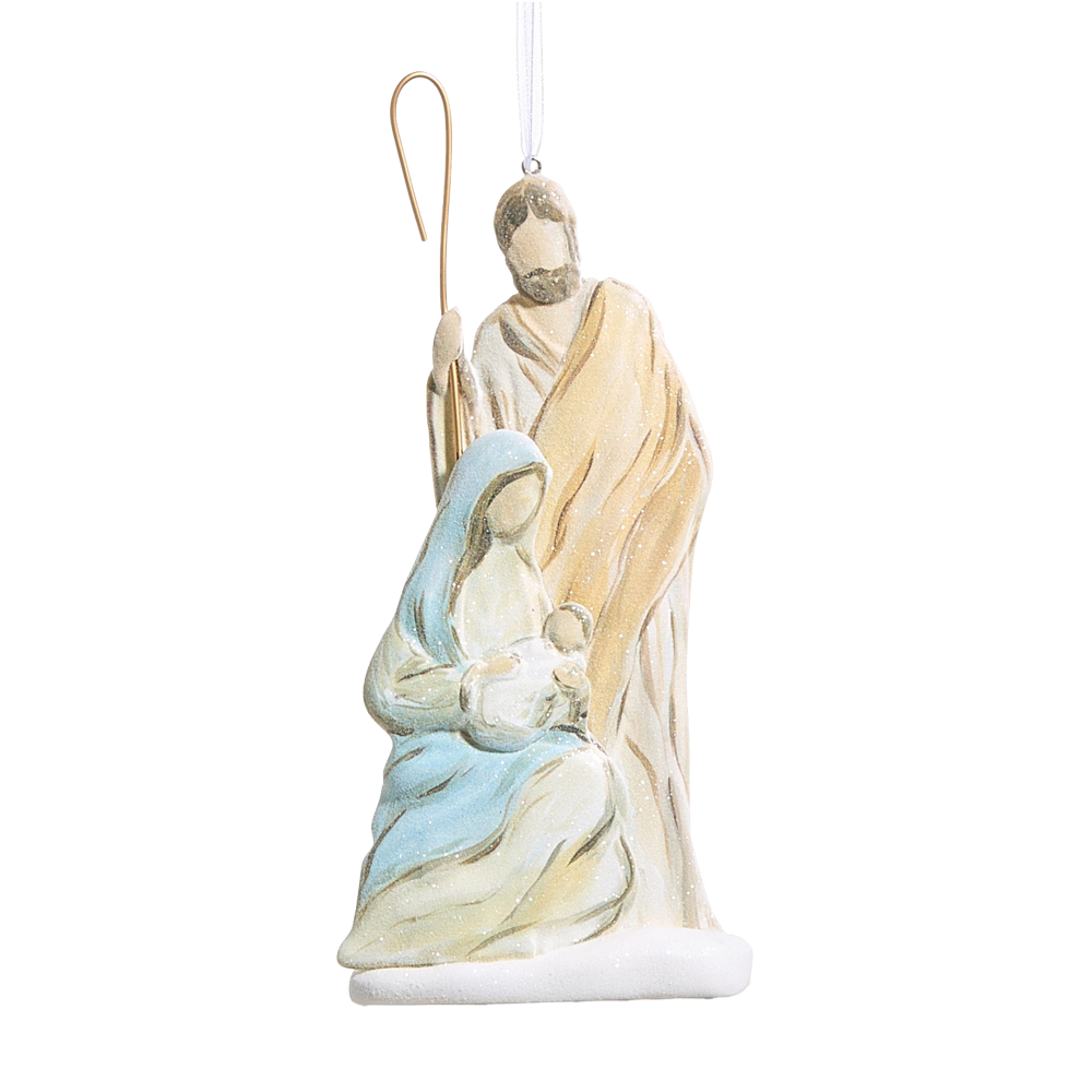 Holy Family Holiday Tidings Ornament, , large image number 0