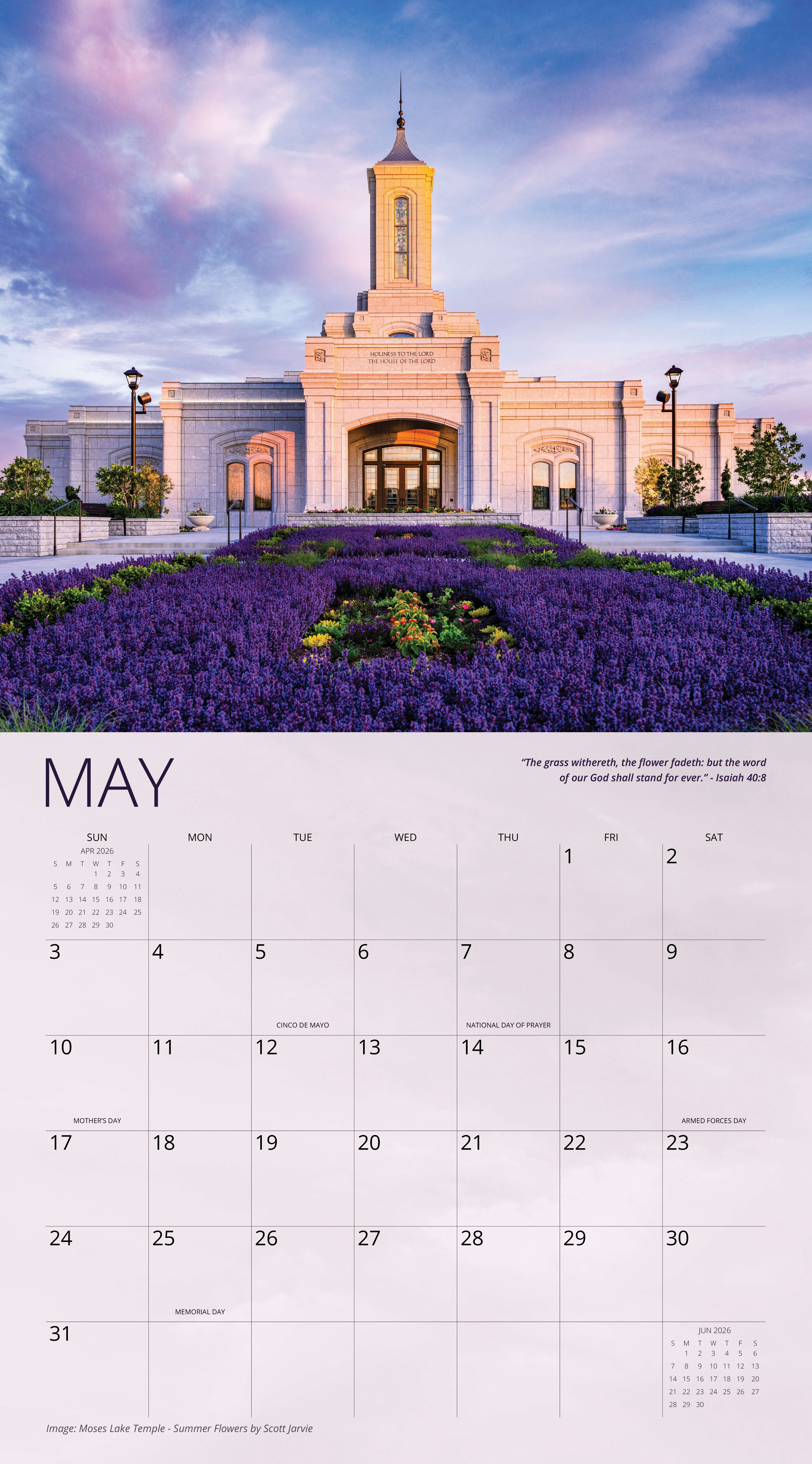 2026 The Mountain of the Lord's House Calendar, , large image number 3