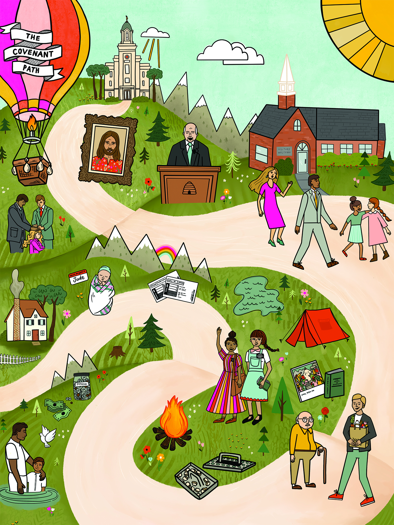 The Covenant Path 275 Piece Puzzle, , large image number 2