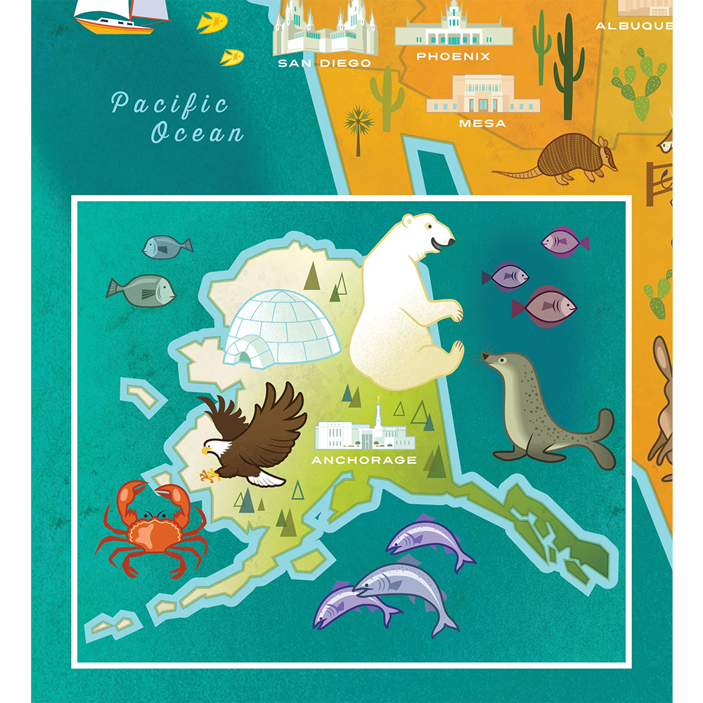 Temples of the United States 1000 Piece Puzzle, , large image number 5