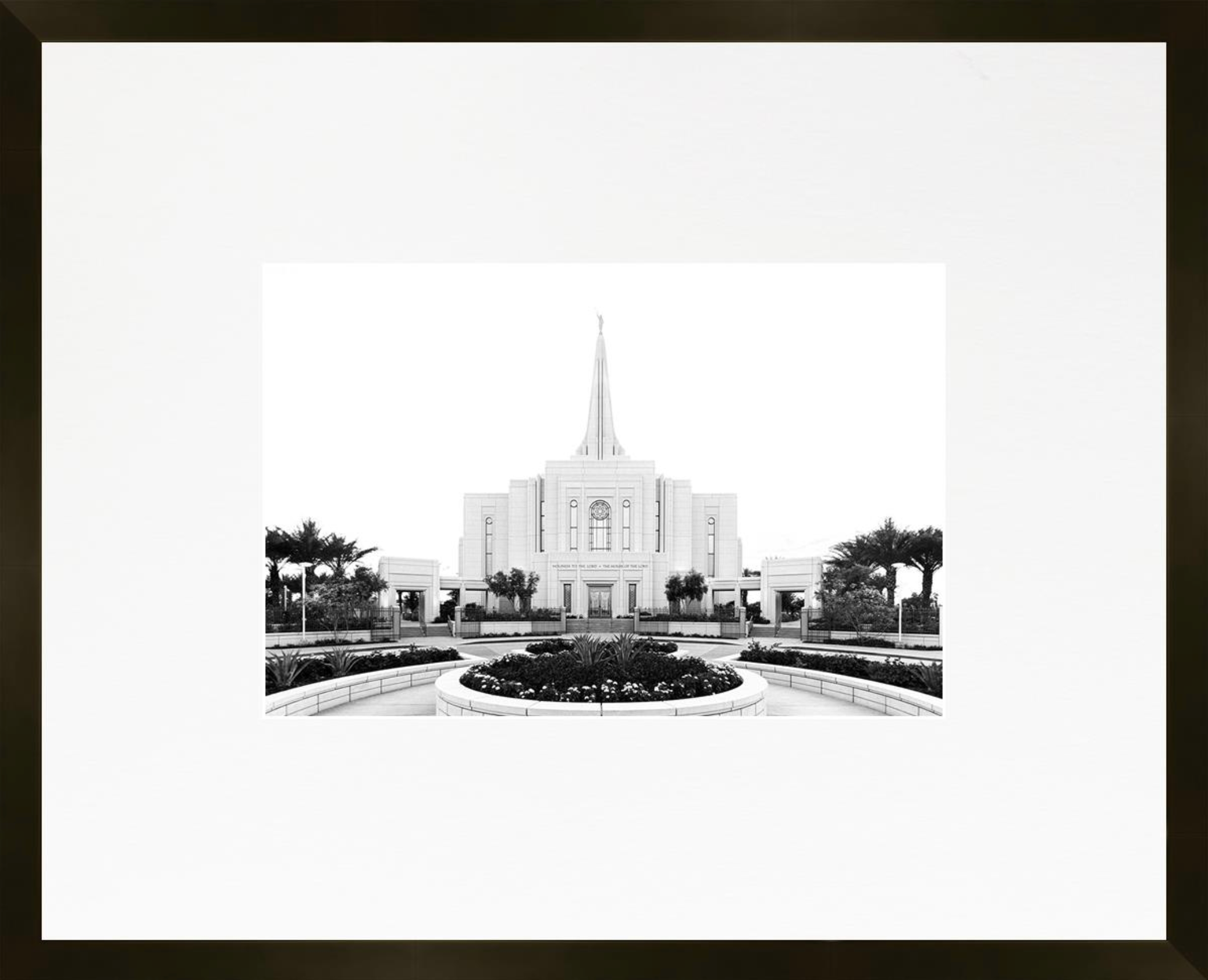 Gilbert Temple, Place of Peace (21x17 Framed Paper Print)