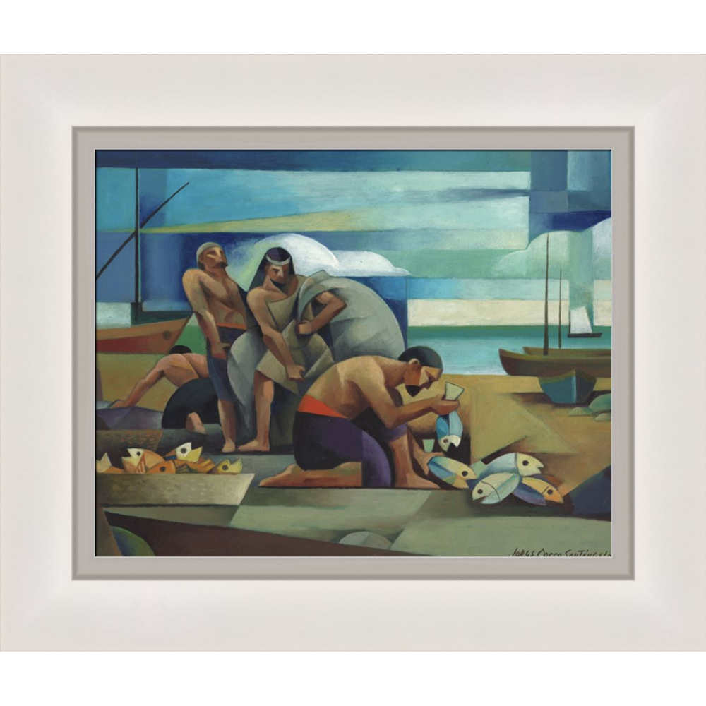 The Fisherman (12x14 Framed Art),  The Fisherman (12x14 Framed Art)