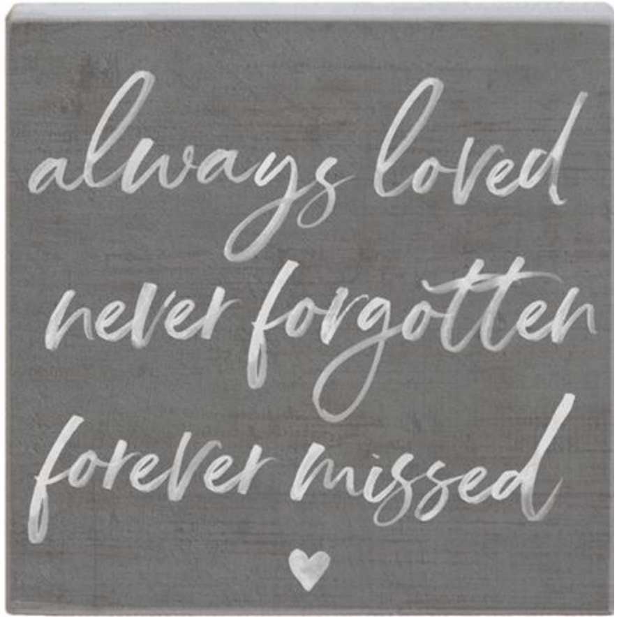 Always Loved (5x5 Plaque)