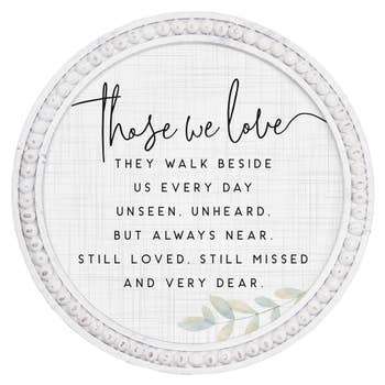Those We Love (14" Plaque)