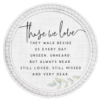 Those We Love (14" Plaque)