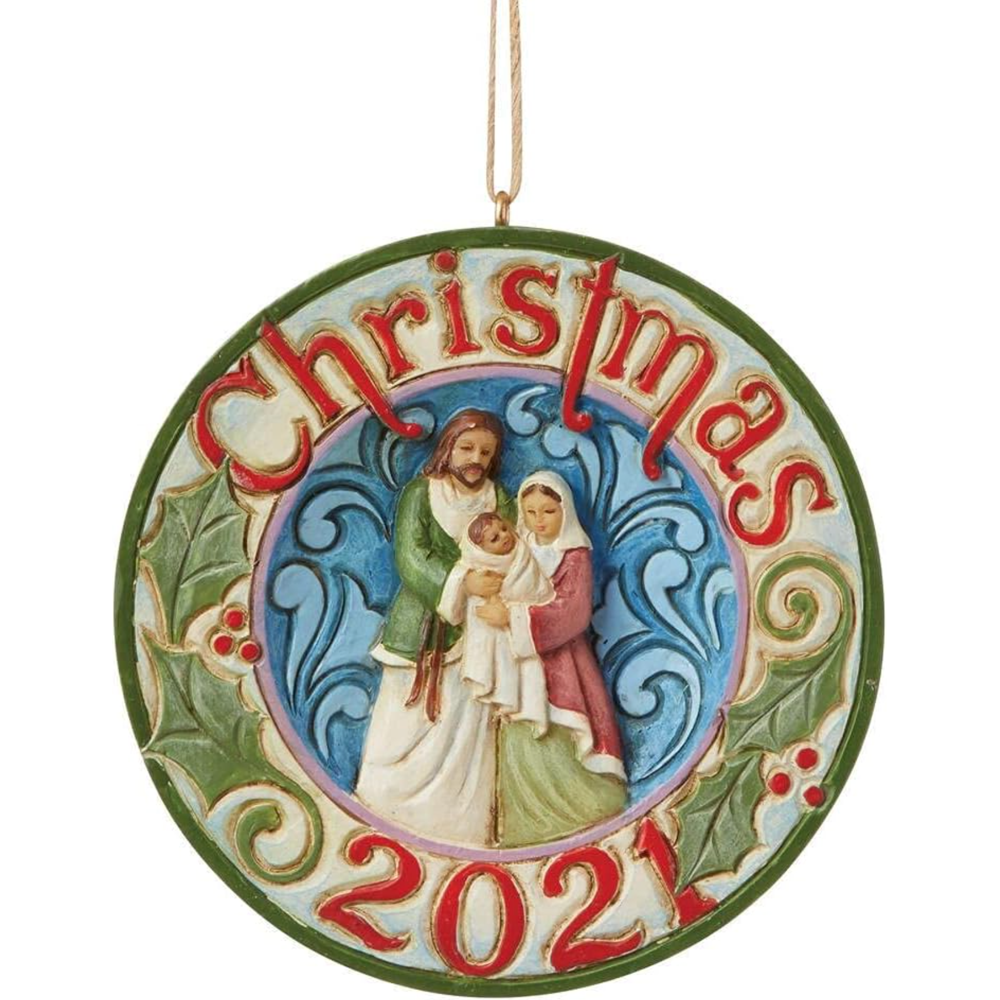 Holy Family 2021 Ornament,  Holy Family 2021 Ornament