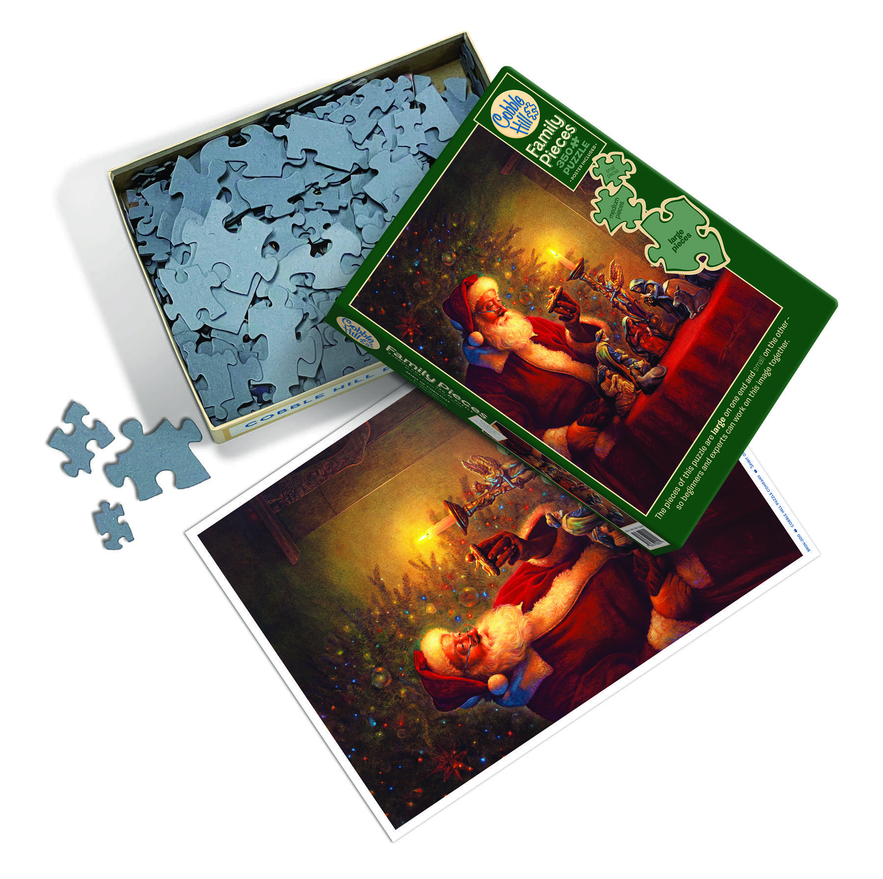 The Spirit of Christmas 350 Piece Family Puzzle, , large image number 1