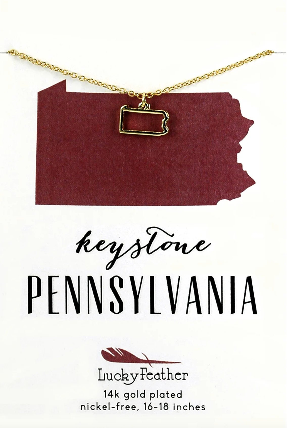 Pennsylvania State Necklace