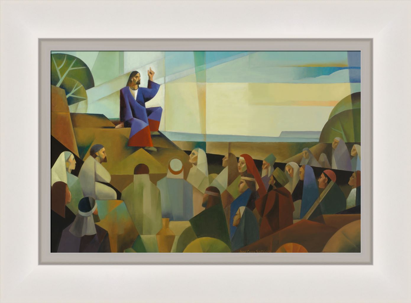 Sermon on the Mount (11x15 Framed Art)