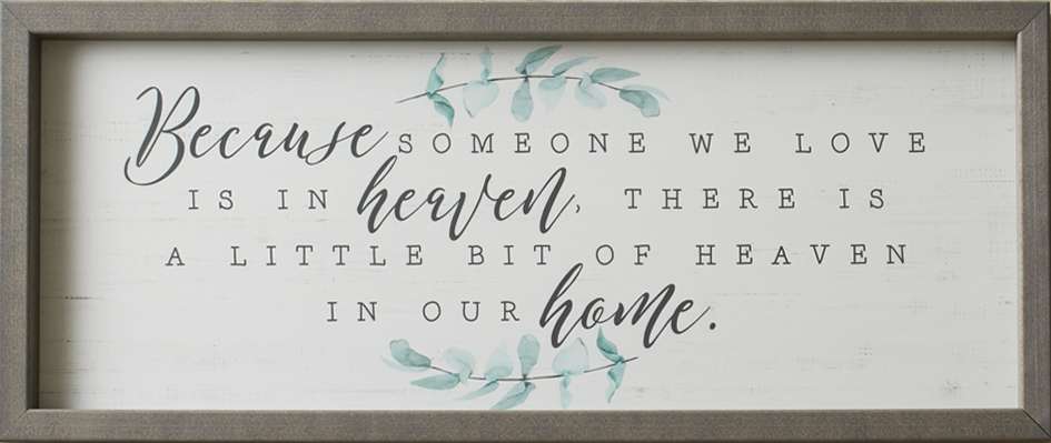 Because Someone We Love (24x10 Plaque), , large image number 0