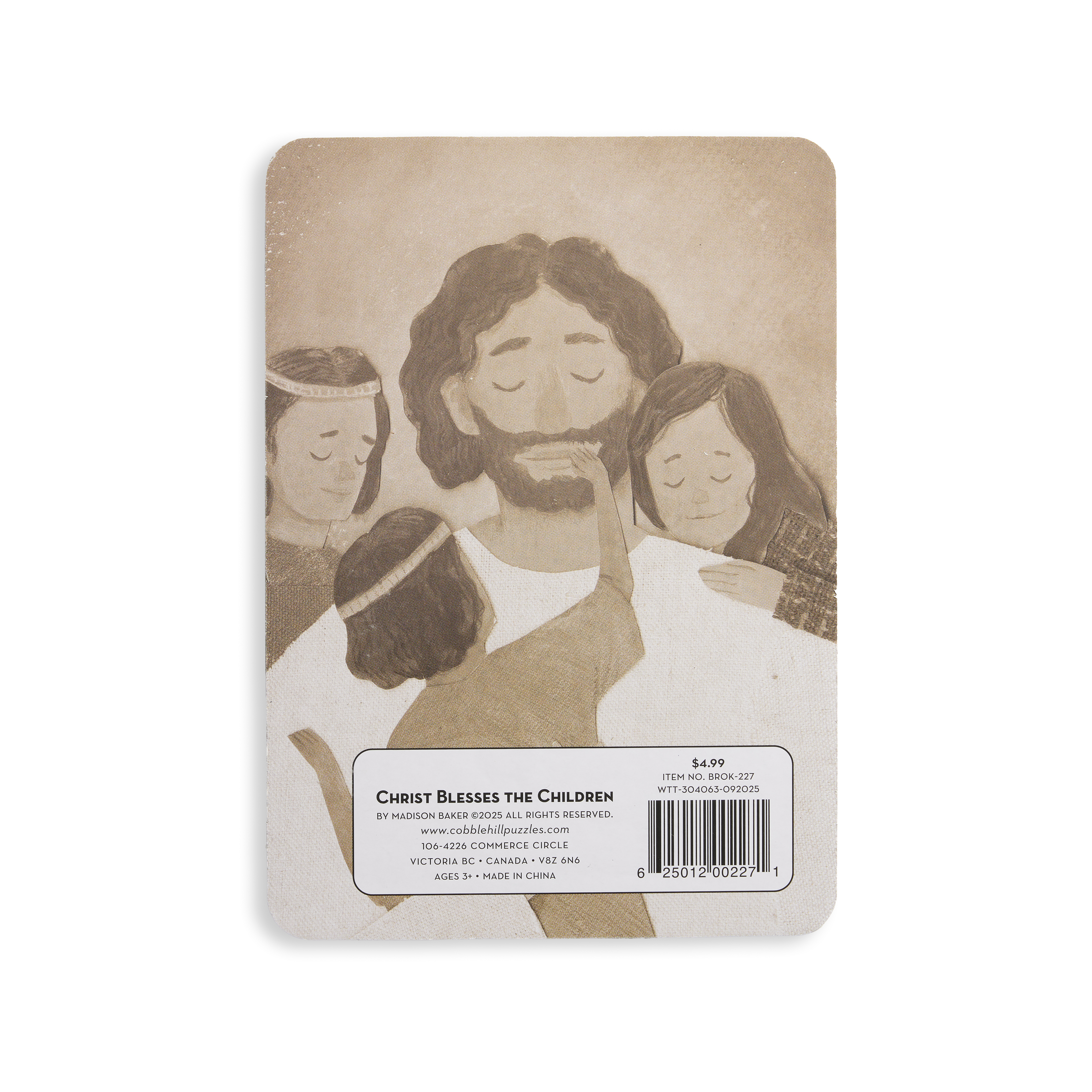 Christ Blesses the Children 12 Piece Tray Puzzle, , large