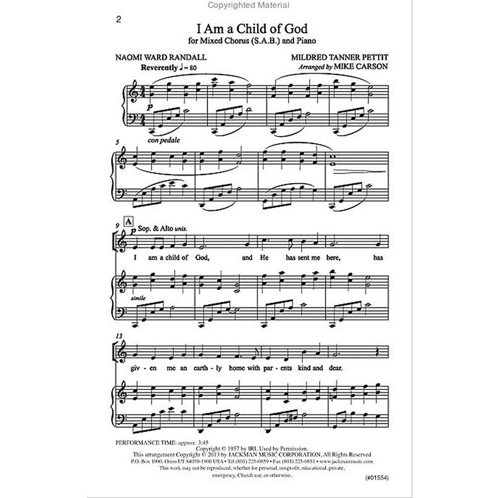 I Am a Child of God, , large image number 1