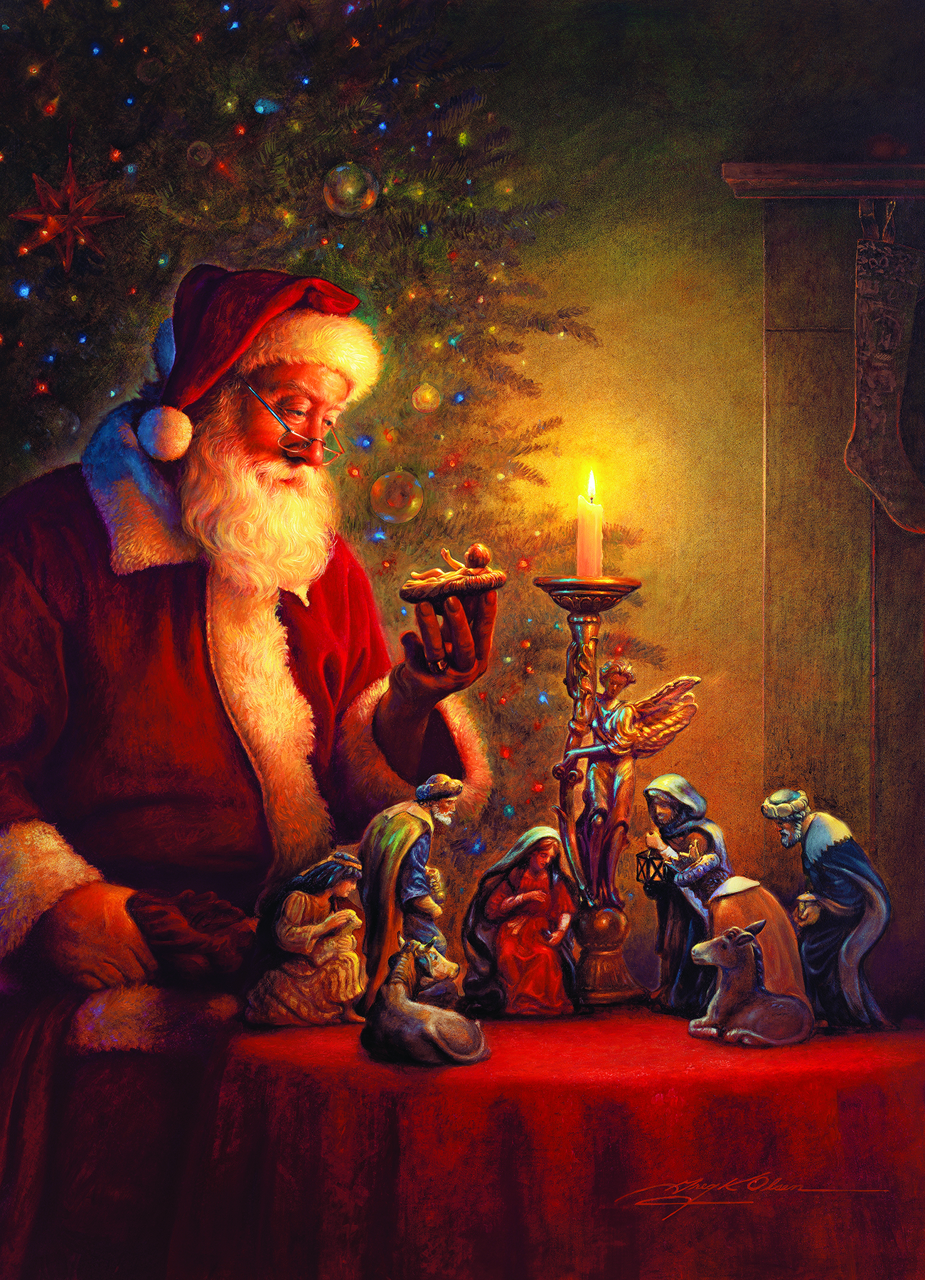 The Spirit of Christmas 350 Piece Family Puzzle - OLSEN, GREG