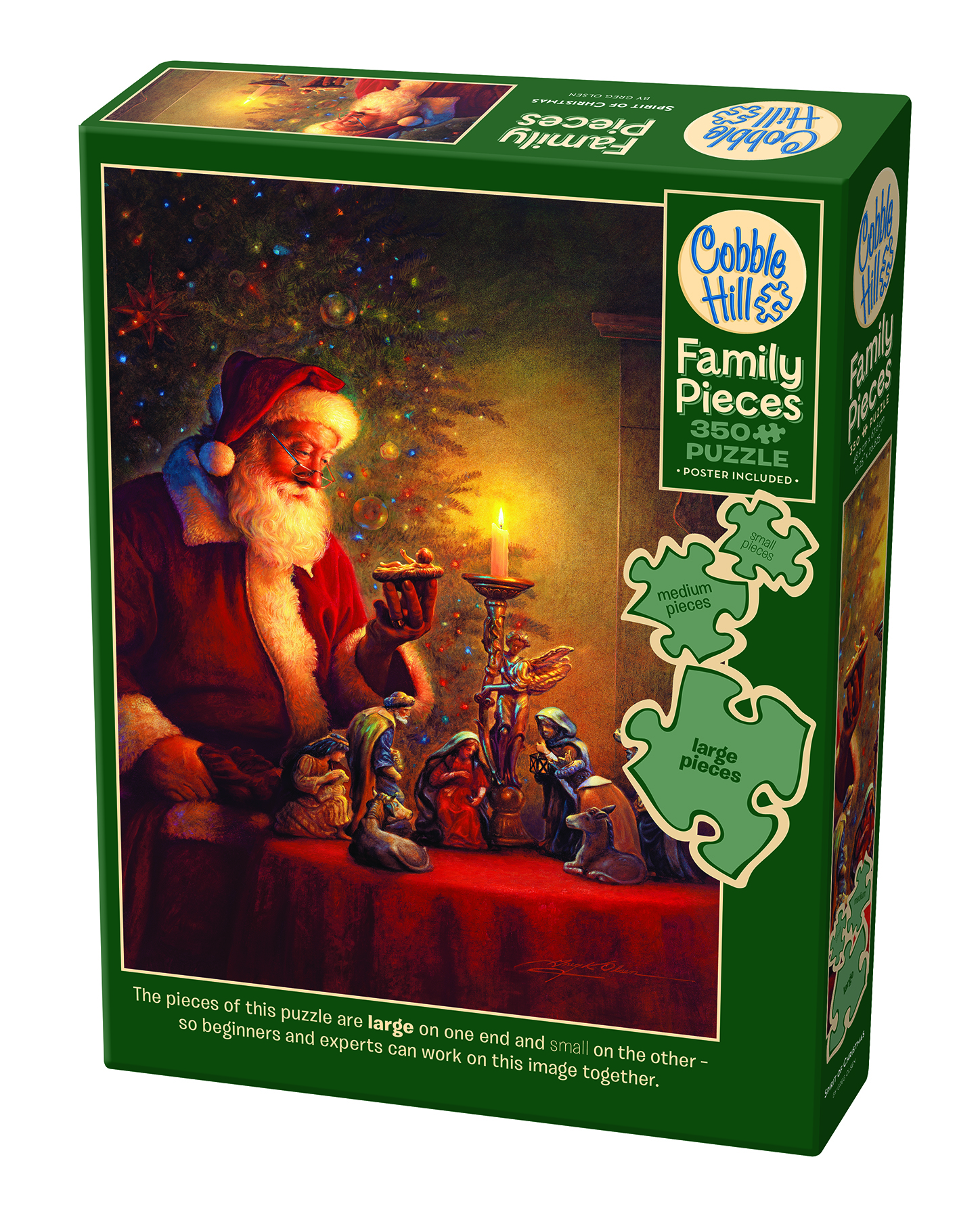 The Spirit of Christmas 350 Piece Family Puzzle - OLSEN, GREG