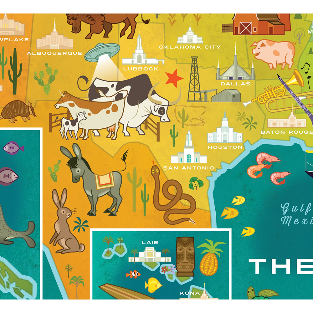 Temples of the United States 1000 Piece Puzzle, , large image number 6