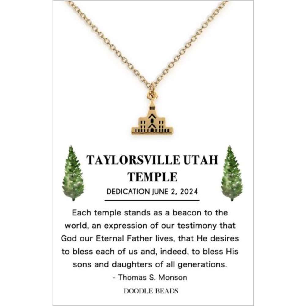 Taylorsville Utah Temple Necklace