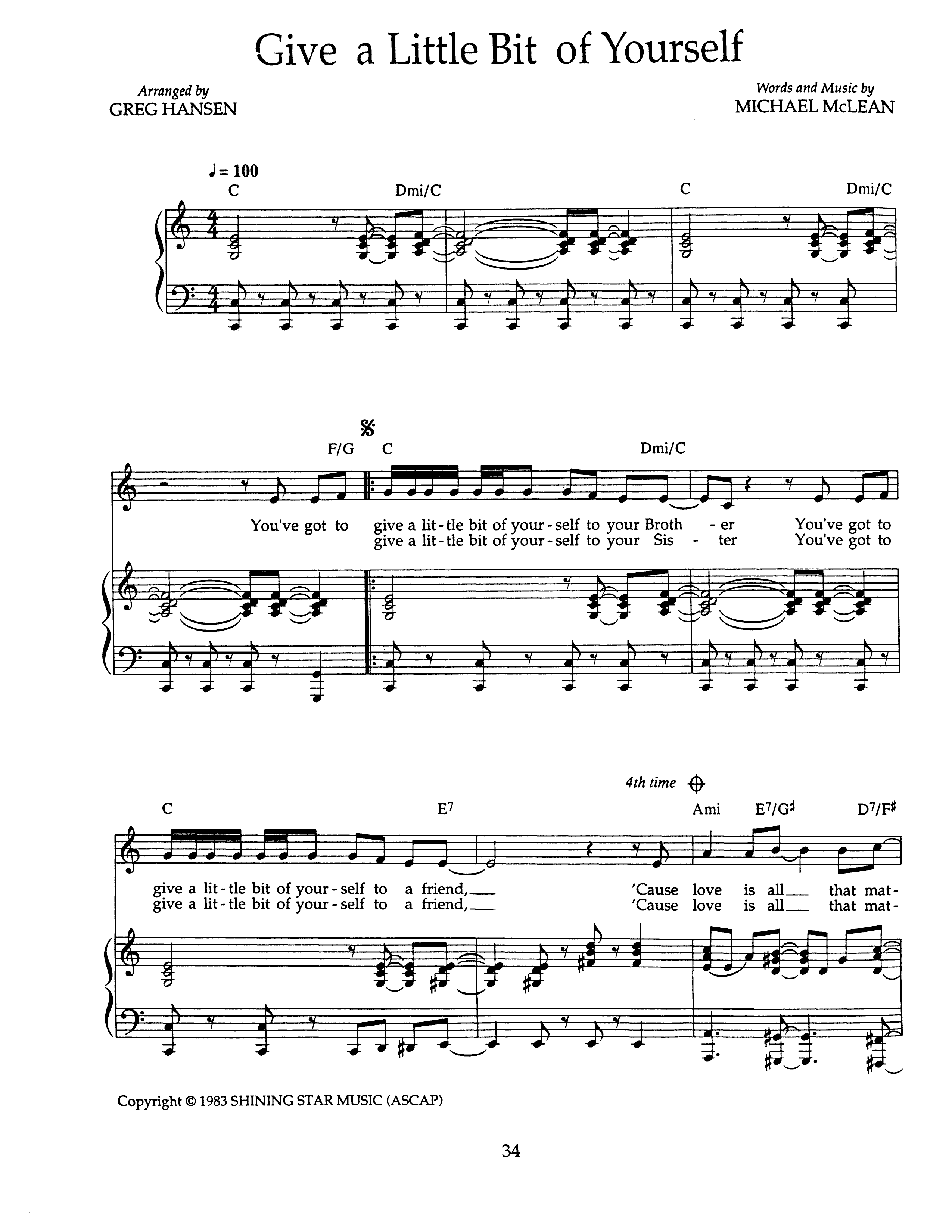 Give a Little Bit of Yourself