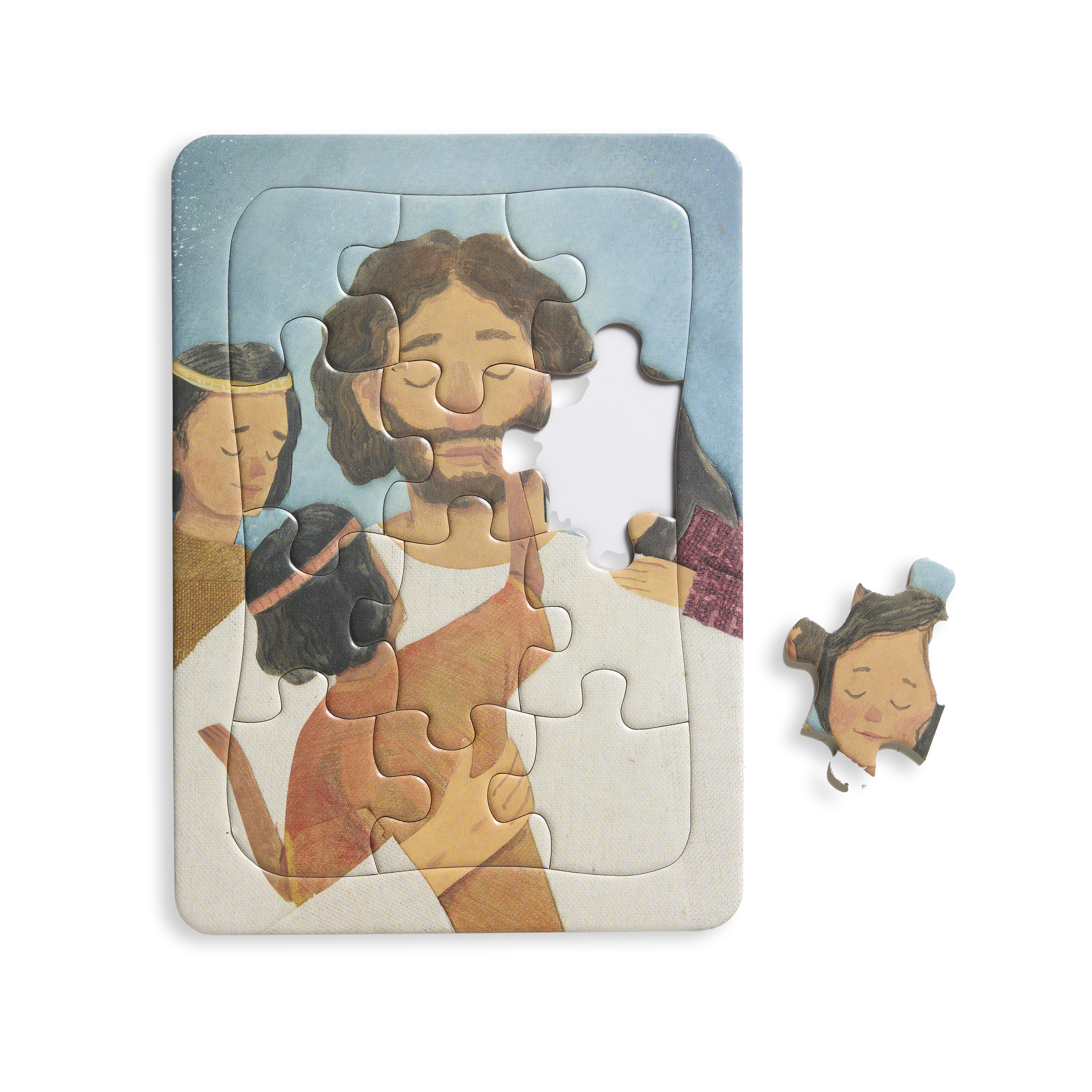 Christ Blesses the Children 12 Piece Tray Puzzle