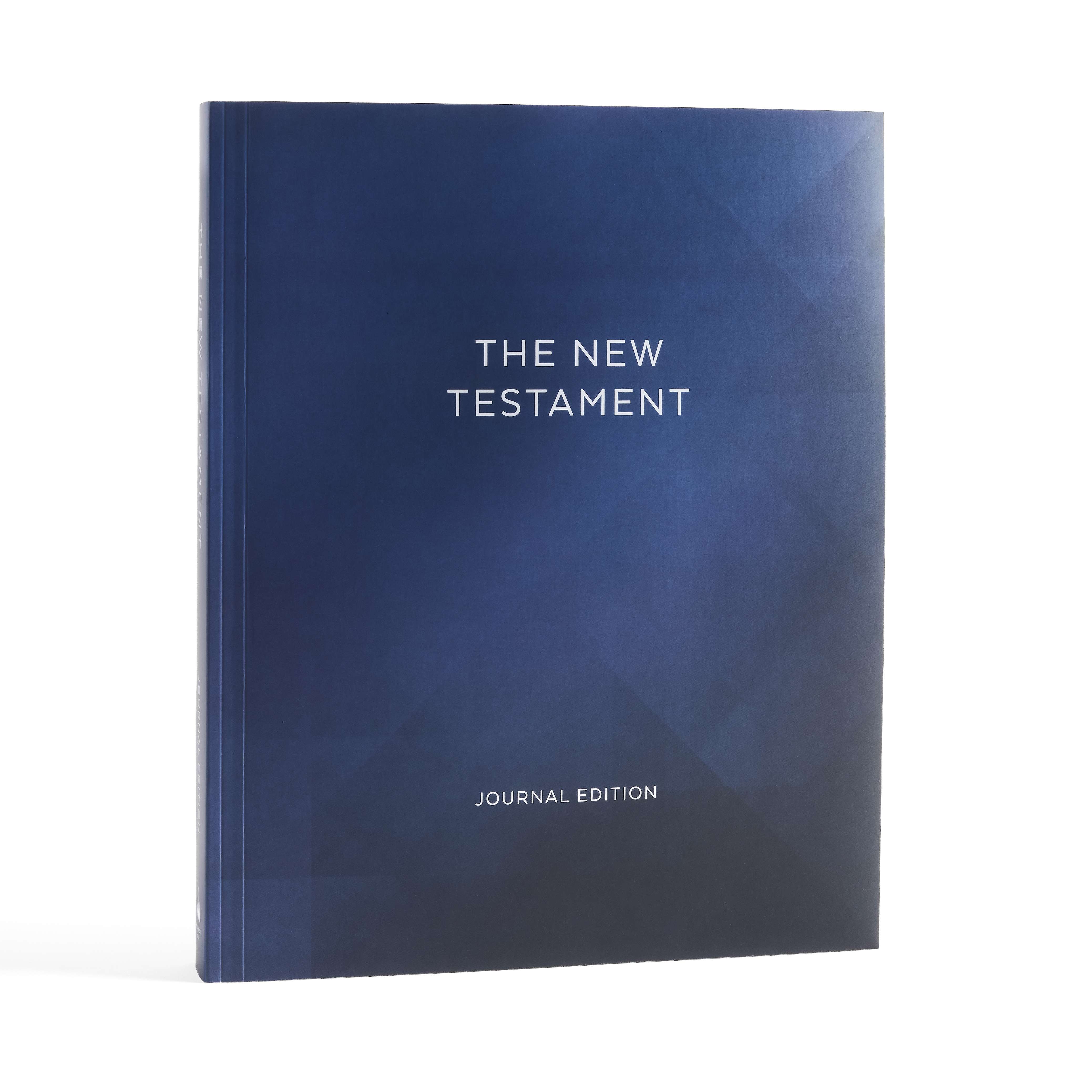 The New Testament, Journal Edition, Large Print Blue (Lined), , large image number 3