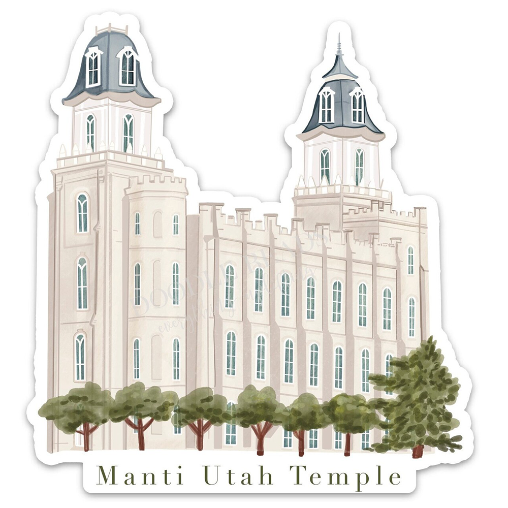 Manti Temple Sticker