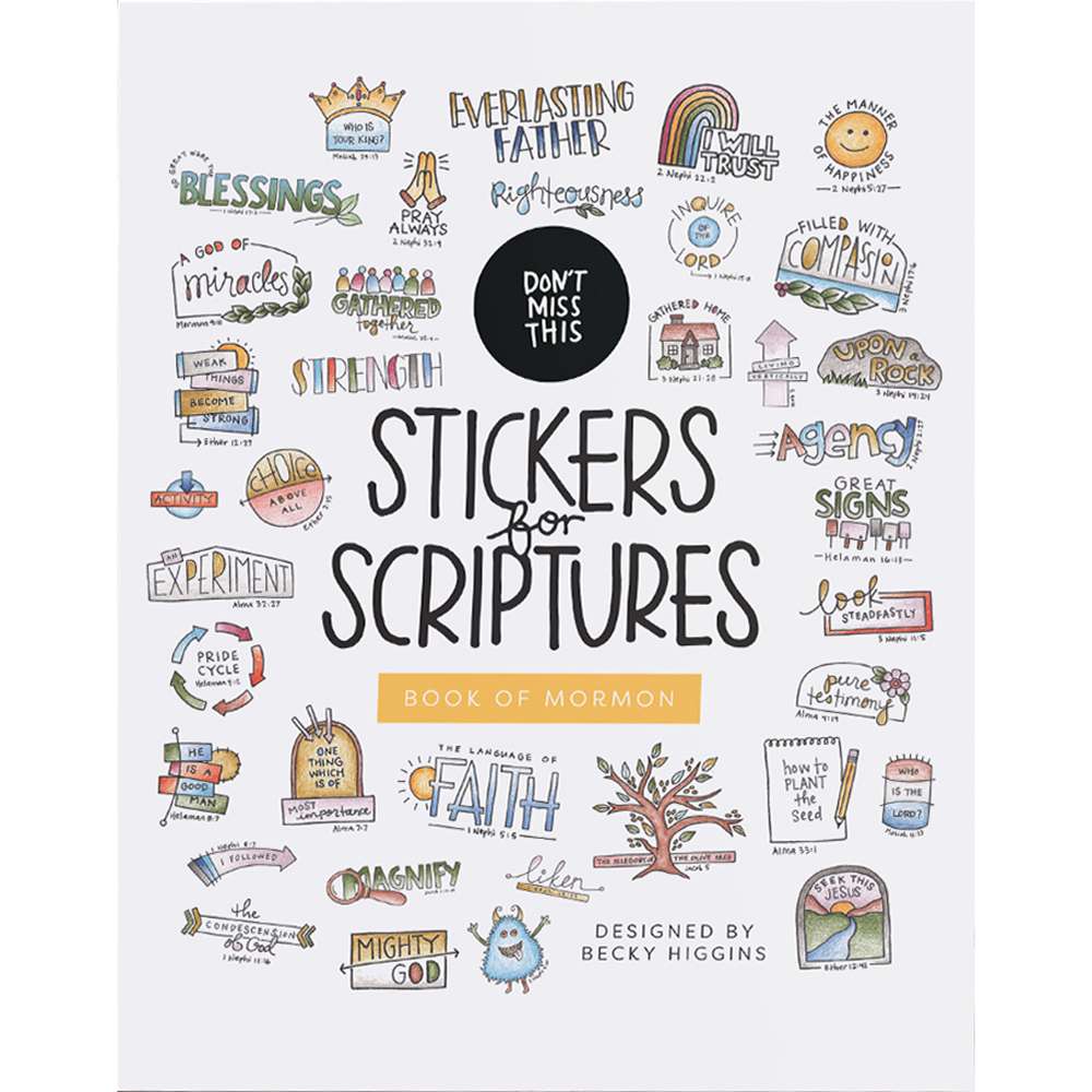 Don&rsquo;t Miss This Stickers for the Book of Mormon, , large image number 0