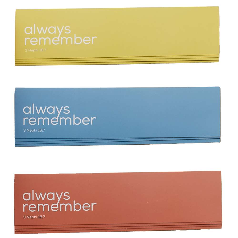 Always Remember Bookmark Pack