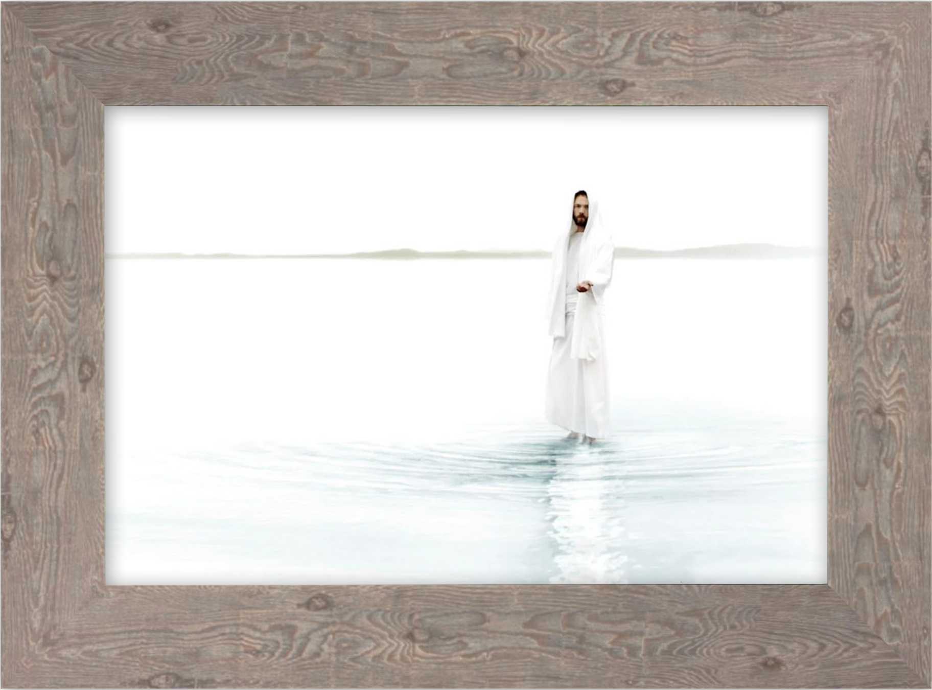 Come and See Framed Art (20x27 Framed Textured Paper)