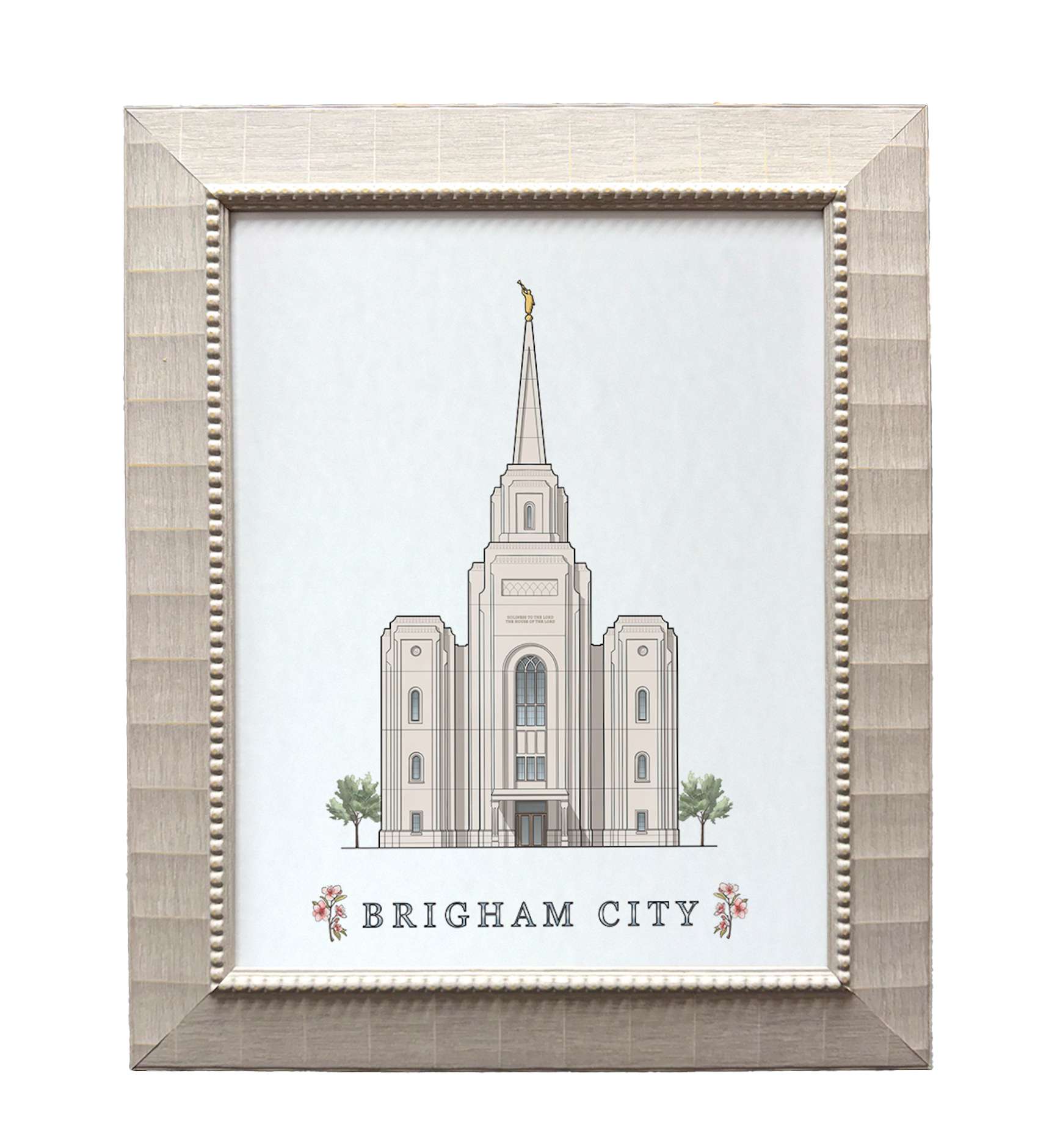 Brigham City Utah Temple (15x18 Framed Paper Print), , large image number 0