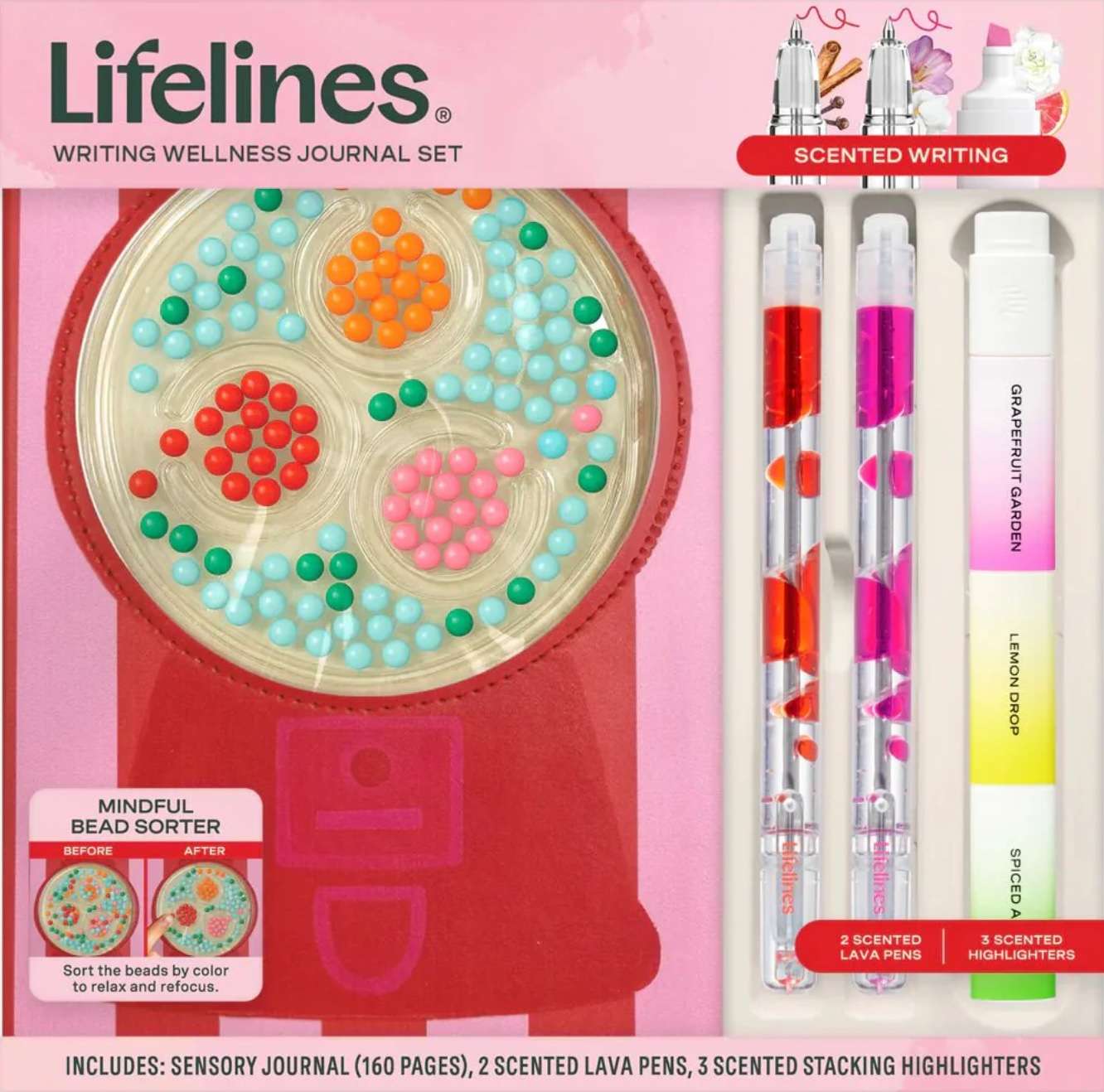 Writing Wellness Journal Set, Gumball, , large image number 0
