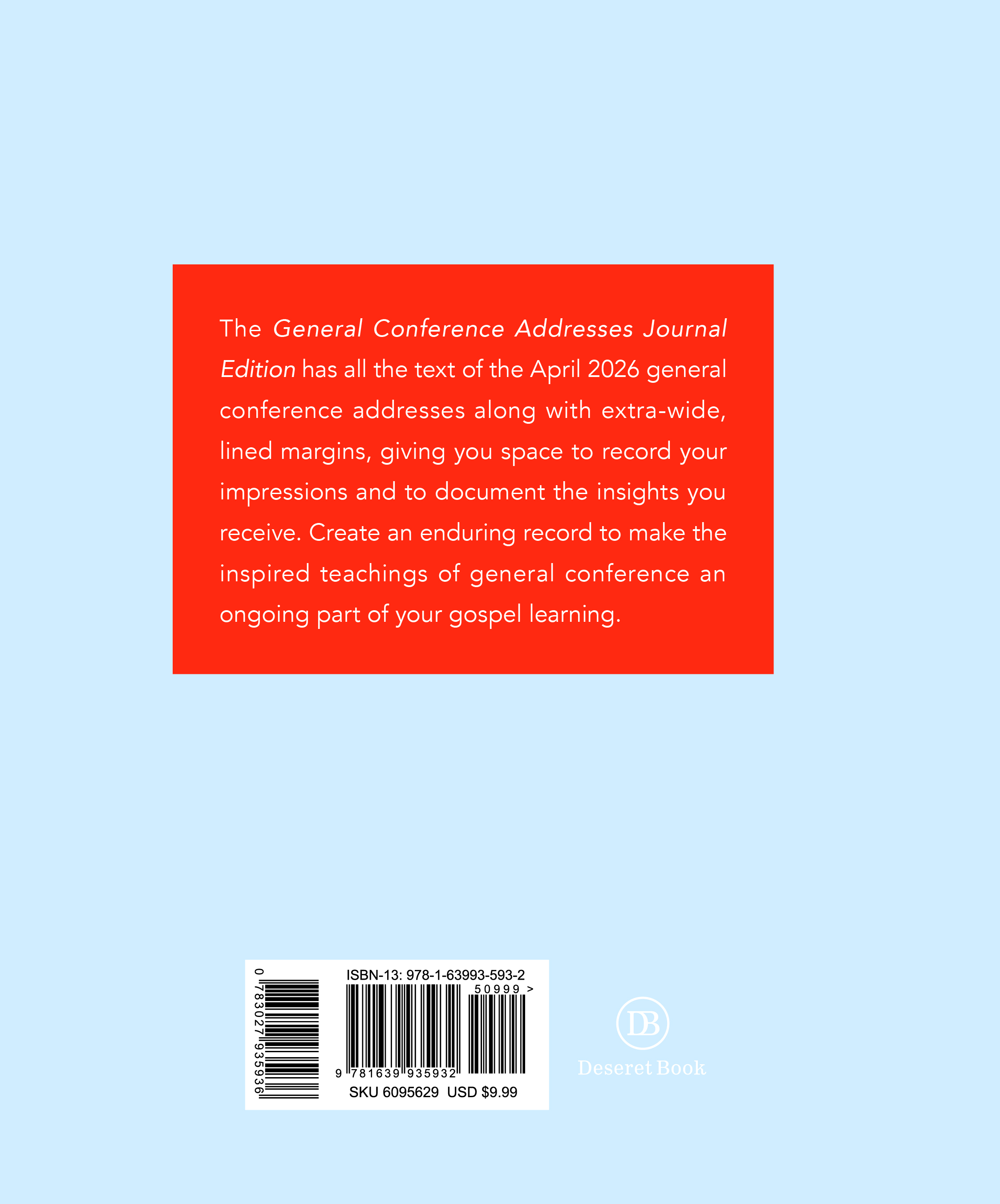 General Conference Addresses, Journal Edition, April 2026