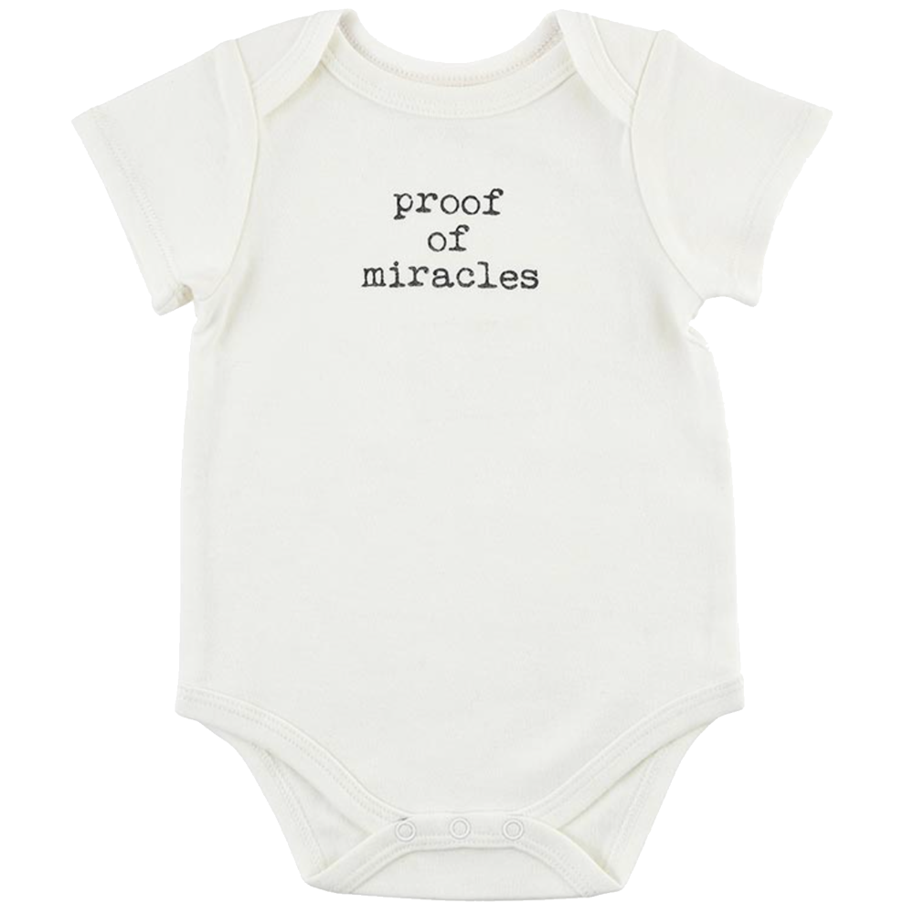 Proof of Miracles Snapshirt (0-3 Months),  Proof of Miracles Snapshirt (0-3 Months)