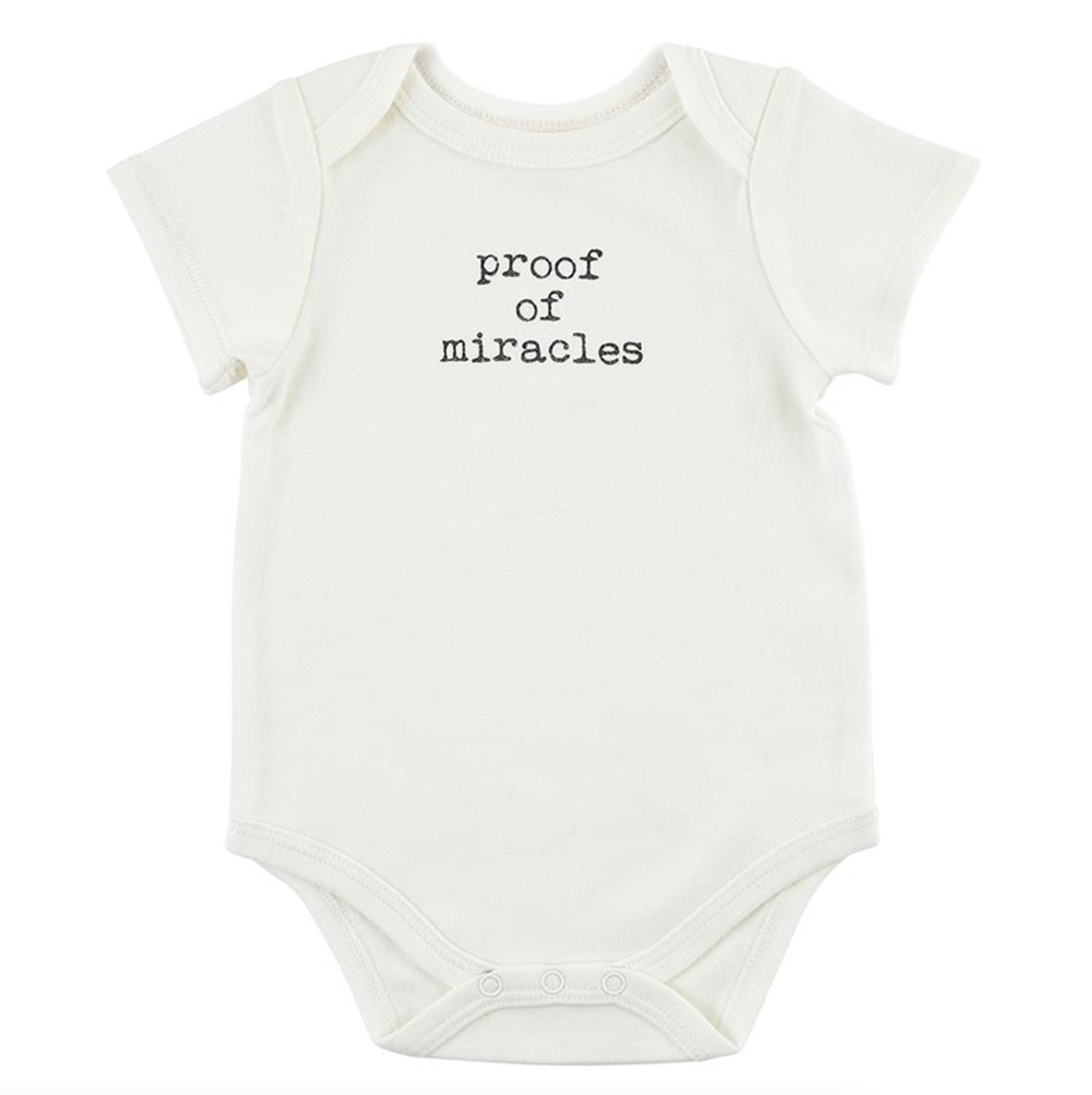 Proof of Miracles Snapshirt (0-3 Months), , large