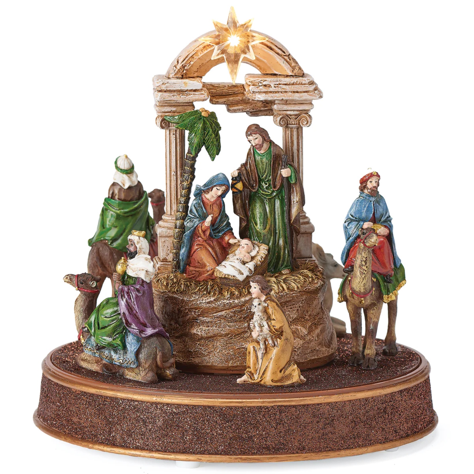 Light-up Musical Rotating Nativity